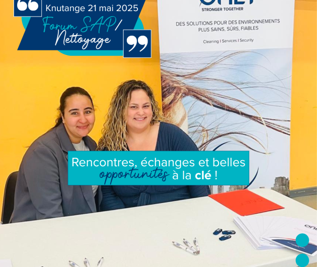 ✨ Onet Luxembourg au Forum SAP/Nettoyage à Knutange✨
