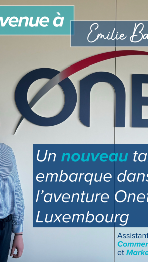 ✨ Bienvenue à notre nouvelle collaboratrice chez Onet Luxembourg !
